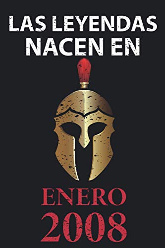 Comprar Las leyendas nacen en enero 2008: Regalo BlackFriday cumpleaños perfecto parapara niños y niñas 13 años I Cita positiva humor I Cuaderno diario libro ... I Idea original para el 13 cumpleaños Top Precio 2025 | regaloscumple.com