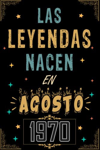 Oferta CUADERNO, LEYENDAS EN 1970: 52 mujeres hombres, 52 un divertido, regalo cumpleaños