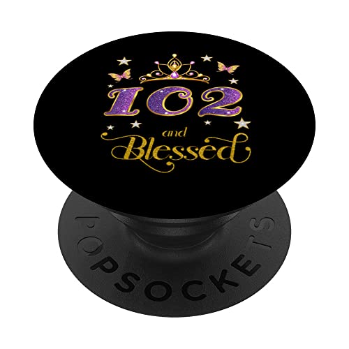Comprar 102 y Beato 102 Años Navidad Cumpleaños 102 PopSockets PopGrip Intercambiable Top Precio 2025 | regaloscumple.com