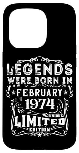 Comprar Carcasa para Catálogo iPhone 15 Pro Cumpleaños Febrero 1974 Edición Limitada Regalo February Ofertas 2025 | regaloscumple.com