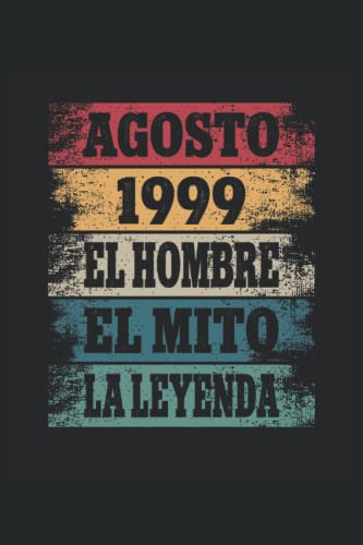 Comprar Agosto 1999 - Regalos El Hombre - El Mito - La Leyenda: Regalos Originales para Hombre Papá Abuelo Hermano - Diario Cuaderno De Notas Apuntes O Agenda Ofertas 2024 | regaloscumple.com