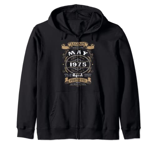 Consigue ahora Legends were born in May 1975 regalo cumpleaños Sudadera Regalos con Capucha Top Precio 2023 | regaloscumple.com
