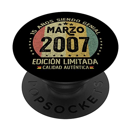 Comprar Regalo 15 Ideas para regalar años Cumpleaños Chico Chica - Marzo 2007 PopSockets PopGrip Intercambiable Ofertas 2025 | regaloscumple.com