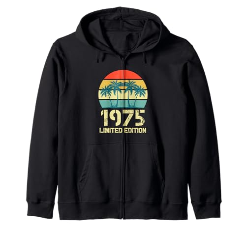 Consigue ahora Camisetas cumpleaños vintage 1975 para hombre Catálogo Sudadera con Capucha Ofertas 2025 | regaloscumple.com