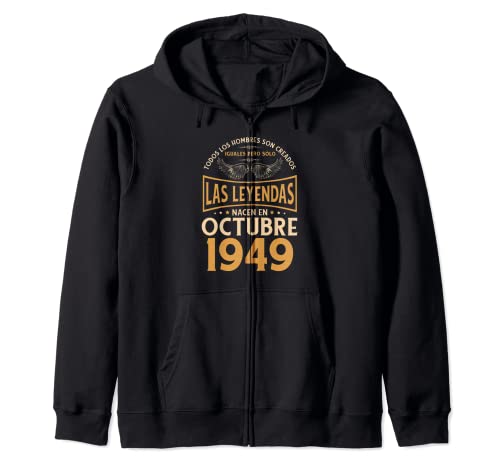Consigue ahora Cumpleaños Promoción Hombre Regalos Las Leyendas Octubre 1949 Sudadera con Capucha Ofertas 2025 | regaloscumple.com
