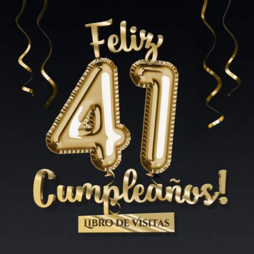 Consigue ahora Feliz Navidad 41 Cumpleaños - Libro visitas: Decoración para el 41 cumpleaños – Regalo originale para hombre y mujer - 41 años - Libro firmas para felicitaciones y fotos los invitados Top Precio 2025 | regaloscumple.com