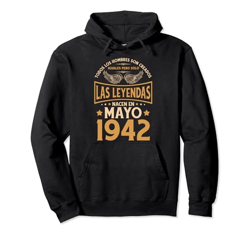 Comprar Cumpleaños Hombre Catálogo Regalos Las Leyendas Mayo 1942 Sudadera con Capucha Top Precio 2024 | regaloscumple.com
