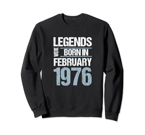Comprar Las leyendas nacieron en BlackFriday febrero 1976 Cumpleaños Sudadera Rebajas 2025 | regaloscumple.com