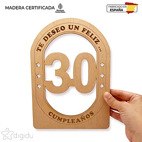 Mejores precios | Felicitacion Cumpleaños Detalles | Mujer 30 | Felicitacion | Fiesta Regalo Cumpleaños