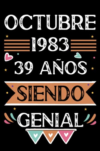 Comprar CUADERNO Octubre 1983 39 Años Siendo Genial: Libro visitas cuaderno Catálogo 110 páginas felicitaciones idea regalo regalo Para la esposa novia mujer La madre Top Precio 2024 | regaloscumple.com