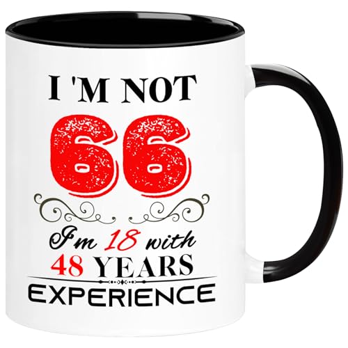 Comprar ERYUWOZA Taza cumpleaños número 66 para mujeres y hombres regalos cumpleaños 66 años para mamá papá abuela BlackFriday abuelo esposa marido hija hermana mejores amigos compañeros trabajo Rebajas 2025 | regaloscumple.com