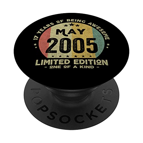 Consigue Promoción ahora Regalo 17 años Cumpleaños Chico Chica - Mayo 2005 PopSockets PopGrip Intercambiable Rebajas 2024 | regaloscumple.com