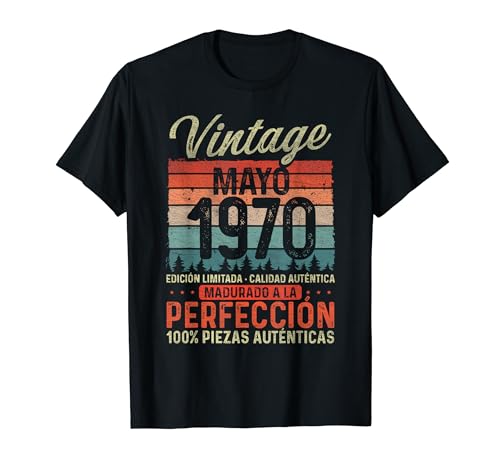 Oferta Mayo Vintage 54 Cumpleaños Camiseta