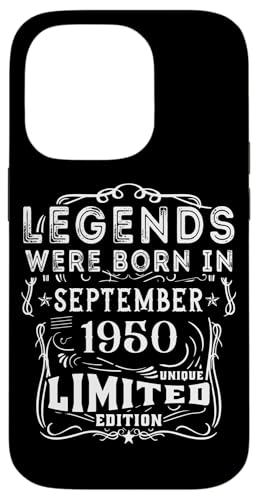 Consigue ahora Carcasa para iPhone 14 Pro Cumpleaños Septiembre 1950 Edición Limitada Promoción Regalo Vintage Rebajas 2025 | regaloscumple.com