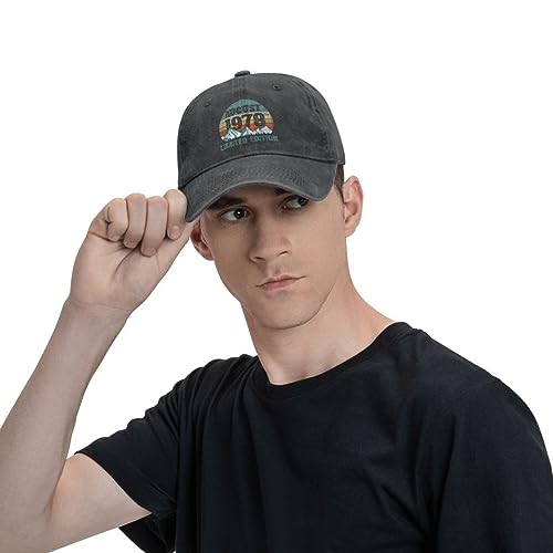 Ofertas de última hora Gorra Punk Algodón 1978 Gorra Regalo Adultos papá Hombres Deportes