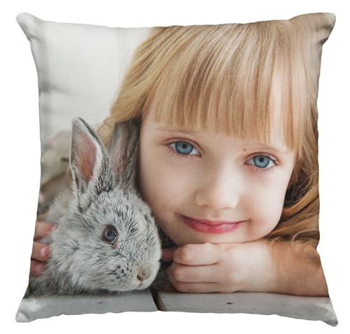 Comprar Worfull Regalos Cojín Personalizado tamaño 40x40 cm. con Fotos Frente-Dorso Ideas para regalar y Frase Festejos Cumpleaños Aniversario Jubilación Comunión Mascotas San Valentín un Regalo Original. Ofertas 2024 | regaloscumple.com