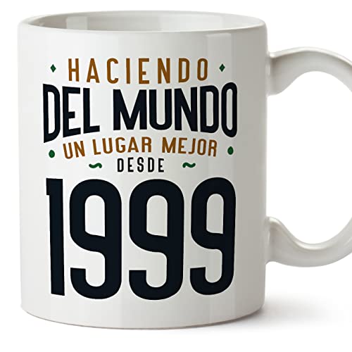 Comprar MUGFFINS Tazas 1999 Cumpleaños - En Español - Haciendo del Catálogo Mundo un Lugar Mejor - 11 oz / 330 ml - Regalo original y divertido Rebajas 2024 | regaloscumple.com