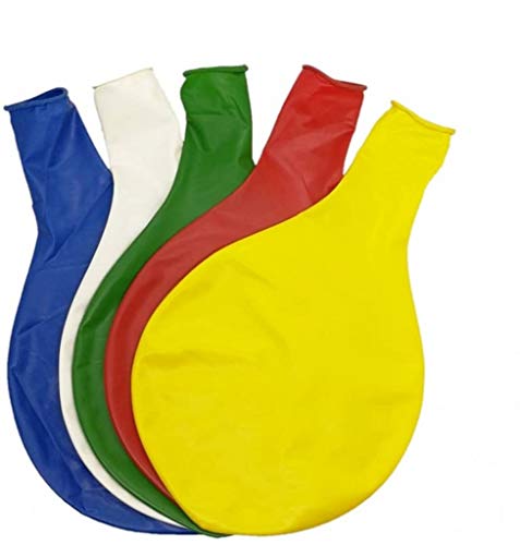Comprar CHSYOO 5 x diámetro 90cm gigante globo látex redondo Catálogo globo decoración para boda cumpleaños bautismo baby shower niños fiesta blanco amarillo rojo azul verde Rebajas 2025 | regaloscumple.com