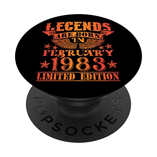 Comprar Cumpleaños Febrero 1983 Edición Limitada Regalo February PopSockets PopGrip Catálogo Intercambiable Top Precio 2025 | regaloscumple.com