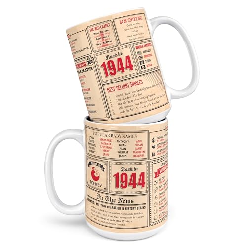 Oferta Flash Mug Monster - Regalo de 79 cumpleaños – Taza regreso en 1944 este año, regalo para hombres y mujeres, regalos hombres, aniversario, taza