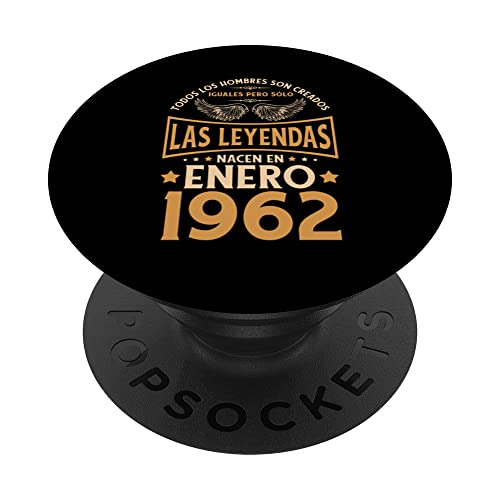 Comprar Cumpleaños Navidad Hombre Regalos Las Leyendas Enero 1962 PopSockets PopGrip Intercambiable Top Precio 2024 | regaloscumple.com