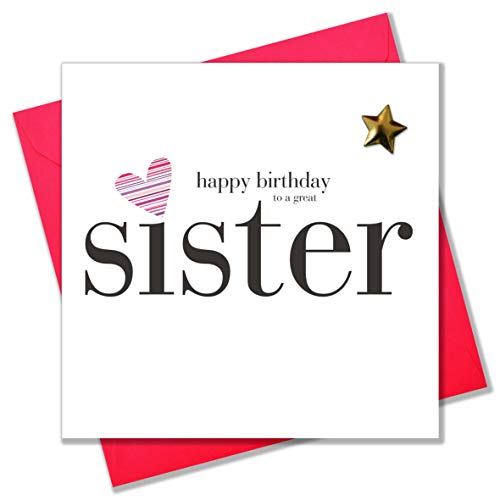 Comprar Catálogo Claire Giles Hearts and Stars - Tarjeta felicitación cumpleaños para hermana Rebajas 2024 | regaloscumple.com