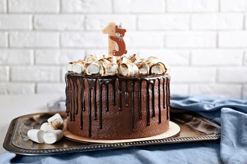 Oferta Flash Vela de cumpleaños mágica 1 con osito dulce 1 vela