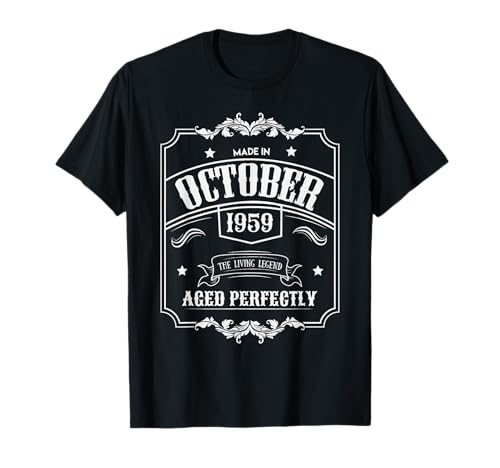 Comprar Regalo cumpleaños 59 - Camiseta Born In Octubre Catálogo 1959 Camiseta Ofertas 2024 | regaloscumple.com