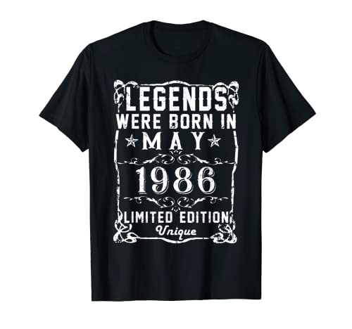 Oferta Cumpleaños 1986 Limitada Legend Camiseta