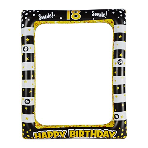 Consigue ahora Photocall 18 Cumpleaños18 Regalos Años Marco Selfie Inflable Cumpleaños Photo Booth Props Marco Inflable Fotocol Adornos Accesorios Marco Fotos Decoración Fiesta Cumpleaños Rebajas 2023 | regaloscumple.com
