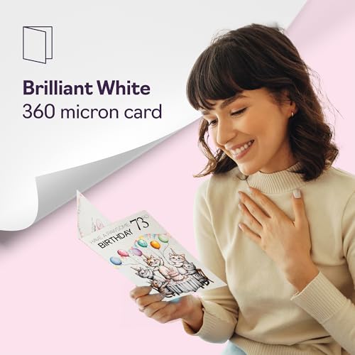 Ofertas Tarjeta de cumpleaños número 73 para mujeres y hombres globos