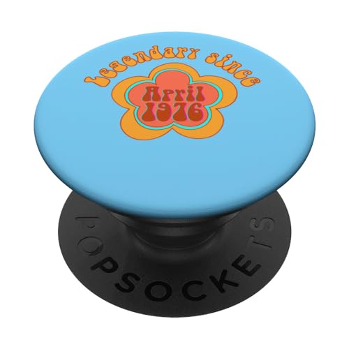 Comprar Nacido en abril Navidad 1976 Cumpleaños Legendario desde 1976 PopSockets PopGrip Intercambiable Top Precio 2024 | regaloscumple.com