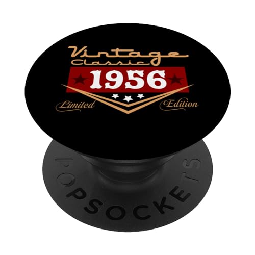 Comprar Decoraciones vintage BlackFriday 68 cumpleaños vintage 1956 68 cumpleaños PopSockets PopGrip Intercambiable Rebajas 2025 | regaloscumple.com
