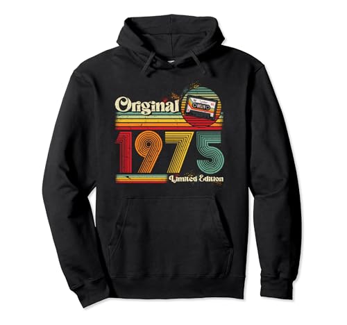 Comprar 1975 vintage cumpleaños retro edición limitada hombres mujeres regalo Catálogo Sudadera con Capucha Top Precio 2024 | regaloscumple.com