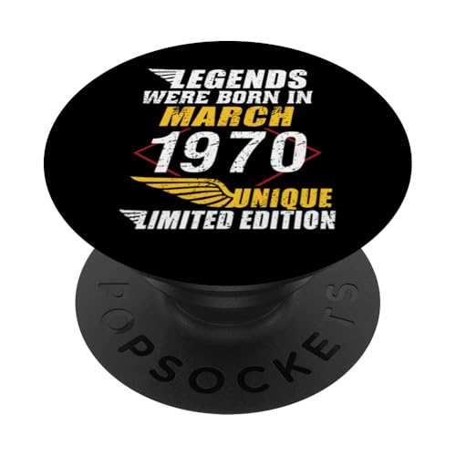 Comprar Cumpleaños Marzo Catálogo 1970 Edición Limitada Regalo March 1970 PopSockets PopGrip Adhesivo Top Precio 2024 | regaloscumple.com