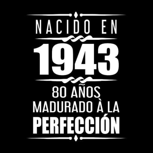 Comprar Nacido En 1943 80 Navidad Años Madurado À La Perfección: Libro visitas 80 cumpleaños Rebajas 2024 | regaloscumple.com