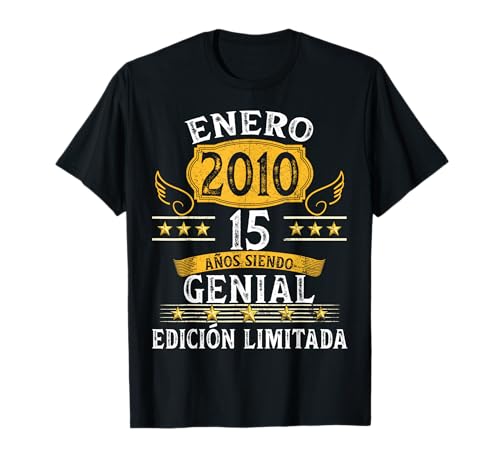 Oferta 15 Cumpleaños 2010 Leyendas Enero Camiseta