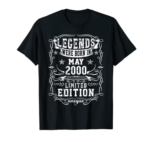 Comprar Navidad Cumpleaños Mayo 2000 Edición Limitada Regalo Legend May Camiseta Top Precio 2025 | regaloscumple.com