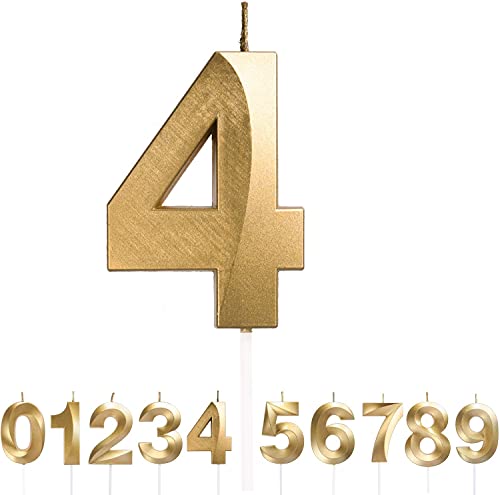 Comprar Velas con números BlackFriday cumpleaños Velas pastel cumpleaños con forma 3D Velas cumpleaños con purpurina dorada Decoración decorativa para cumpleaños Aniversario Boda Fiesta graduación Top Precio 2025 | regaloscumple.com