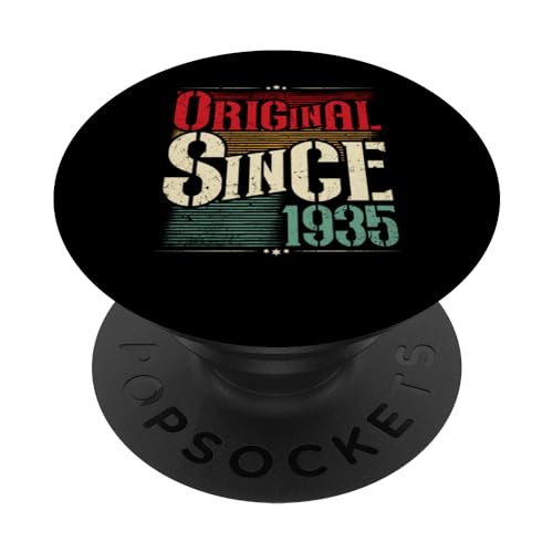 Consigue ahora 1935 vintage cumpleaños retro edición limitada hombres mujeres regalo PopSockets PopGrip Intercambiable BlackFriday Rebajas 2024 | regaloscumple.com