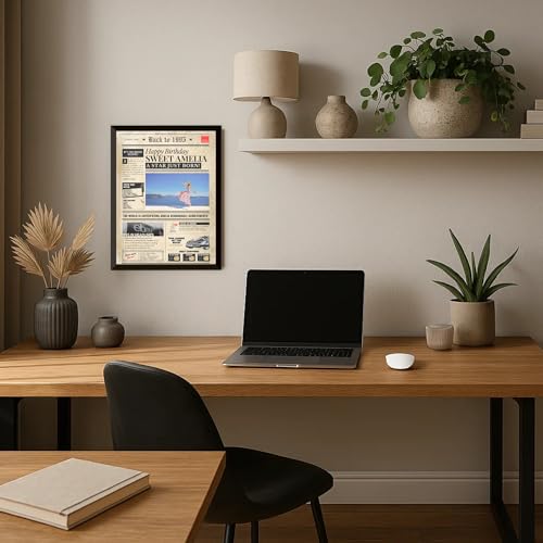 Comprar ahora Periódico de cumpleaños 1942 – póster personalizado año nacimiento con foto, nombre y mensaje regalo original para hombre o mujer 83 años estilo vintage marco opcional recuerdo inolvidable