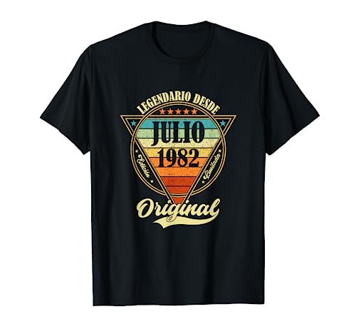 Consigue ahora 41 cumpleaños Catálogo Nacido en Julio 1982 Vintage 41 años Camiseta Rebajas 2024 | regaloscumple.com