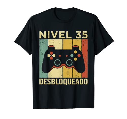 Comprar Gaming Videojugador Cumpleaños Mando Cumpleaño 35 Aniversario Gaming Camiseta Top Precio 2025 | regaloscumple.com