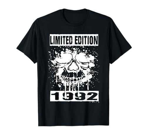 Consigue ahora Edición Limitada 1992 Cumpleaños 1992 Nacido 1992 Cumpleaños Año Camiseta Ofertas 2025 | regaloscumple.com