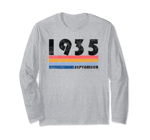 Consigue ahora Regalo Navidad 84 cumpleaños retro nacido en septiembre 1935 Manga Larga Rebajas 2025 | regaloscumple.com