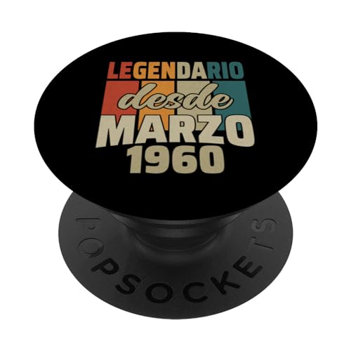 Comprar Legendario Desde Marzo 1960 - Cumpleaños 64 Años PopSockets PopGrip Intercambiable Ideas para regalar Rebajas 2024 | regaloscumple.com