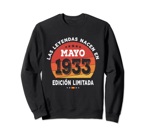 Comprar 89 años Cumpleaños Las Leyendas nacen en BlackFriday Mayo 1933 Sudadera Rebajas 2024 | regaloscumple.com