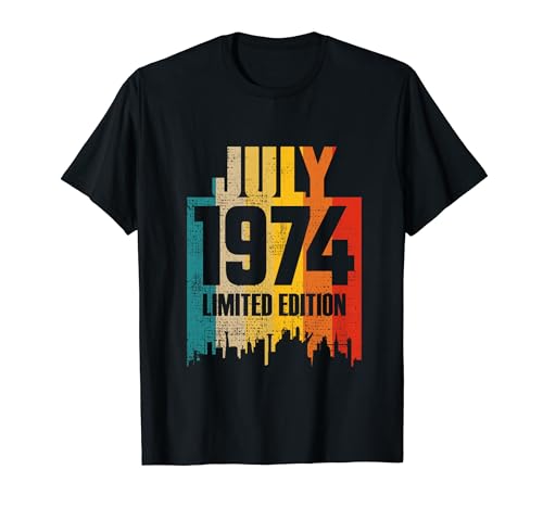 Oferta Julio Años Cumpleaños Limitada Camiseta