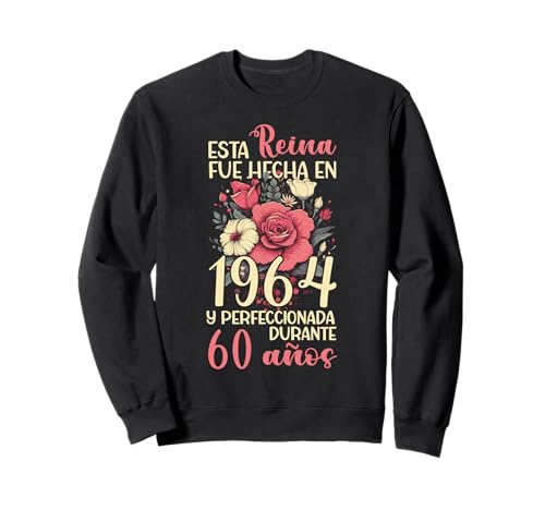 Comprar Regalo Navidad 60 Cumpleaños Mujer - Originales 1964 60 Años Sudadera Rebajas 2024 | regaloscumple.com