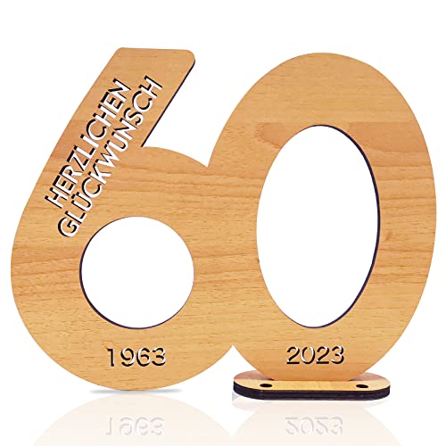 Consigue ahora Luckeey Libro visitas cumpleaños 60 madera cartel madera libro visitas 60 cumpleaños y aniversario decoración mesa 60 cumpleaños madera regalo para 60 años hombre Navidad mujer Rebajas 2024 | regaloscumple.com